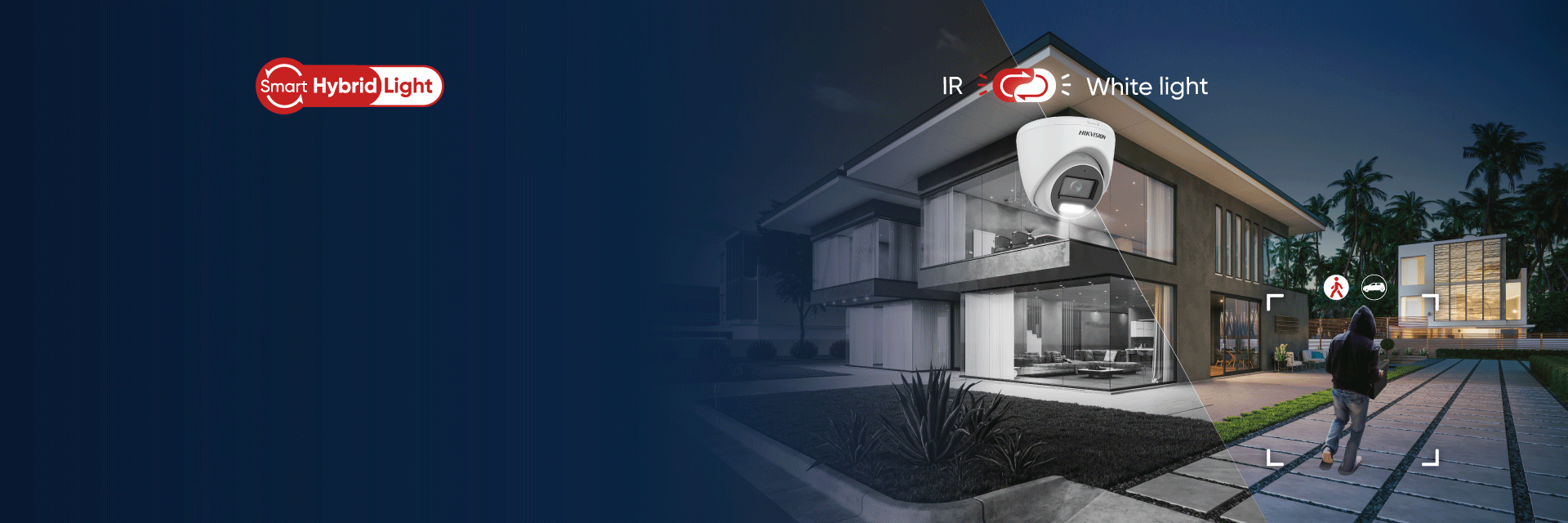 Next-level night vision with Smart Hybrid Light